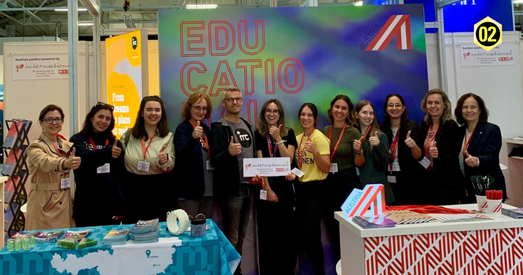 Das Team am Infostand der Messe