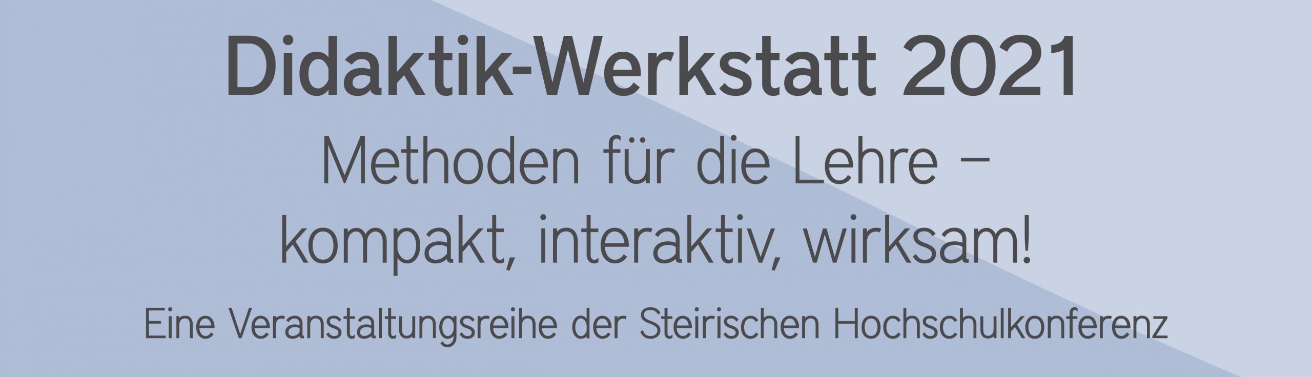 Anmeldung zur Didaktik-Werkstatt!