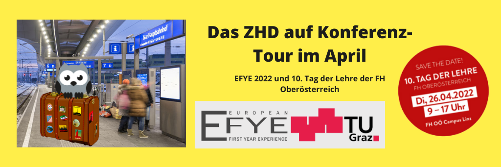 Unsere Konferenz-Tour im April – EFYE 2022 und 10. Tag der Lehre der FH Oberösterreich