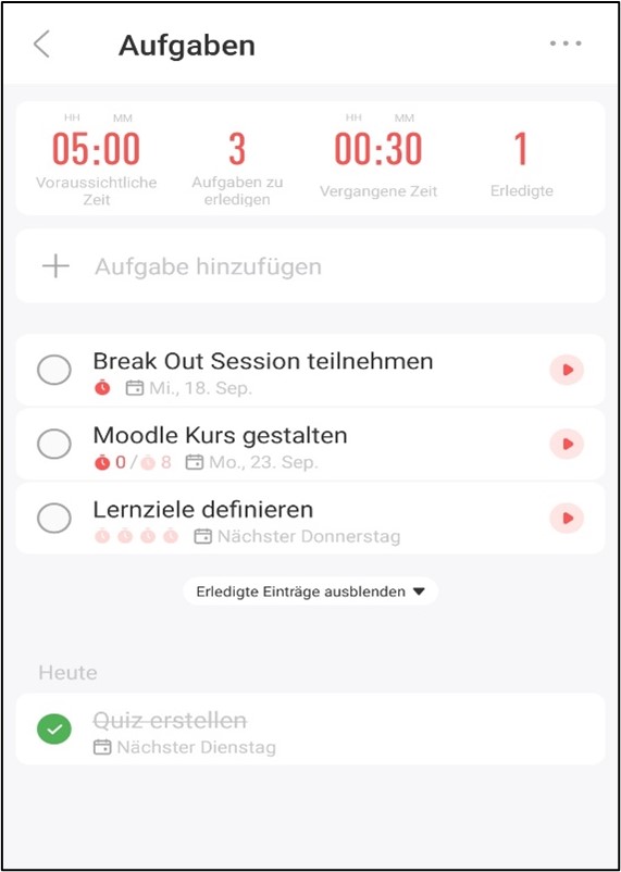 Fokus To-Do 2