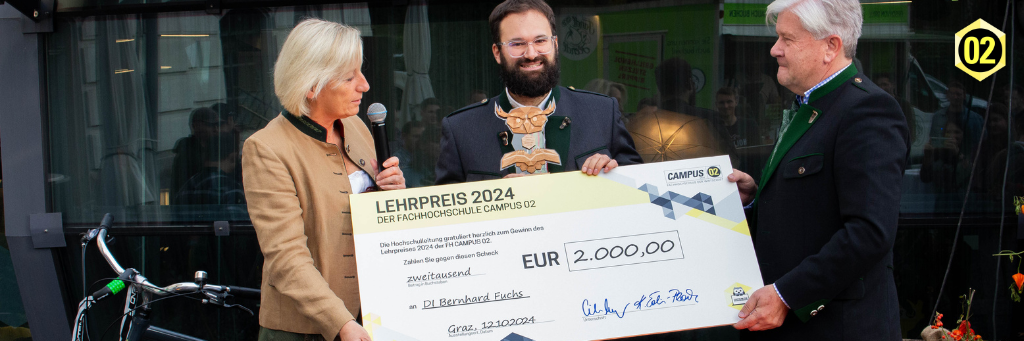 Bernhard Fuchs ist unser Lehrpreisträger 2024!