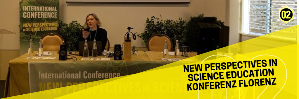 Birte Sammtleben bei der New Perspectives in Science Education Konferenz in Florenz