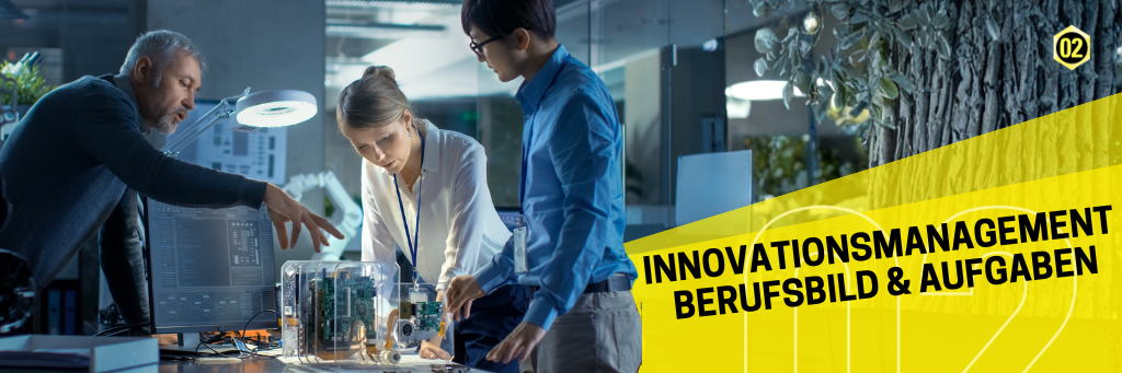 Innovationsmanagement- Team am Arbeiten