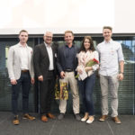 Gruppenfoto Vortragende und Studierende beim Praxisdialog 9.4.2018