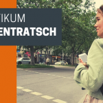 Lioba auf dem Weg ins Praktikum