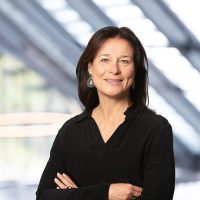 Portrait einer Frau mit einem Lächeln