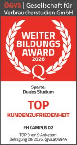 Weiterbildungsaward Gütesiegel Duales Studium - Kundenzufriedenheit