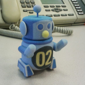 Foto von AT Maskottchen Roboter
