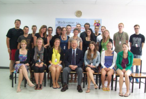 Gruppenfoto Summer School Thailand