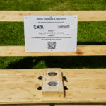 energiereiche Sitzbank