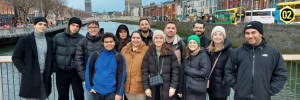 Gruppenfoto in Dublin von allen Personen die dabei waren