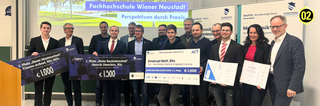 diesjährige Konferenz der Mechatronik Plattform an der Fachhochschule Wiener Neustadt_beste Absolventinnenkarriere_Headerbild