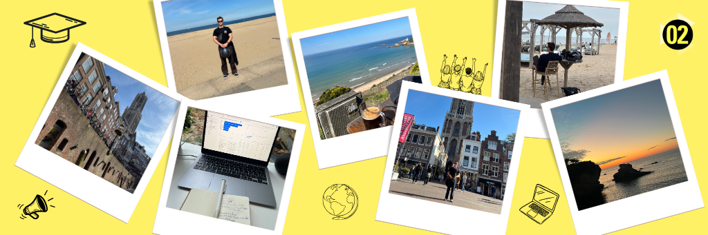 Eine Sammlung an Bilder von Kahr Marlon, der ein Auslandsemester in den Niederlanden verbracht hat.