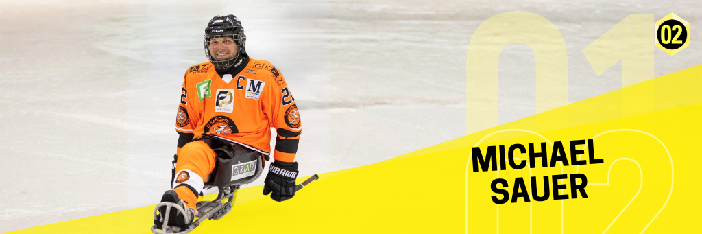 Michael Sauer auf dem Eis für die Grazer 99ers