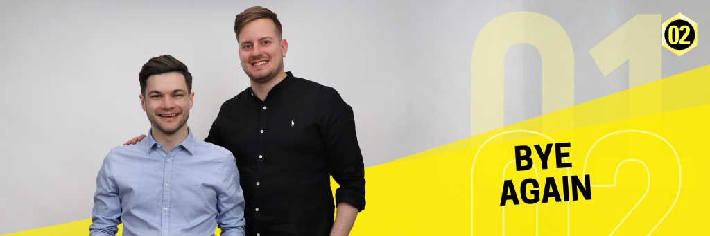 Foto der beiden Gründer von Bye Again