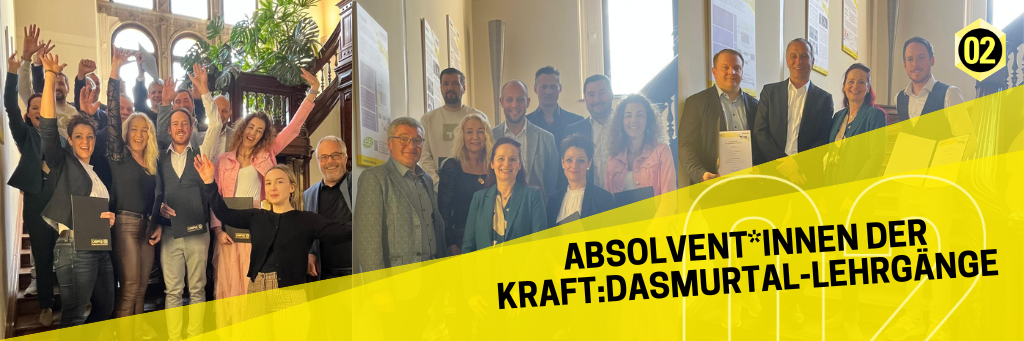 Absolvent*innen der Kraft:dasMurtal-Lehrgänge