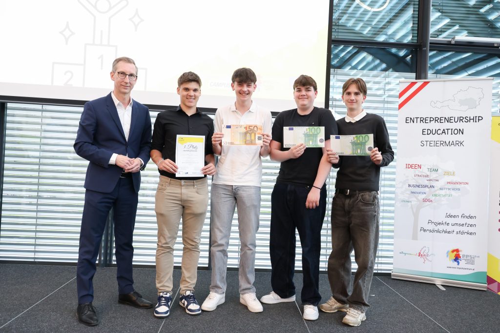 Schüßler*innen auf dem dritten Platz der Idea Challenge 